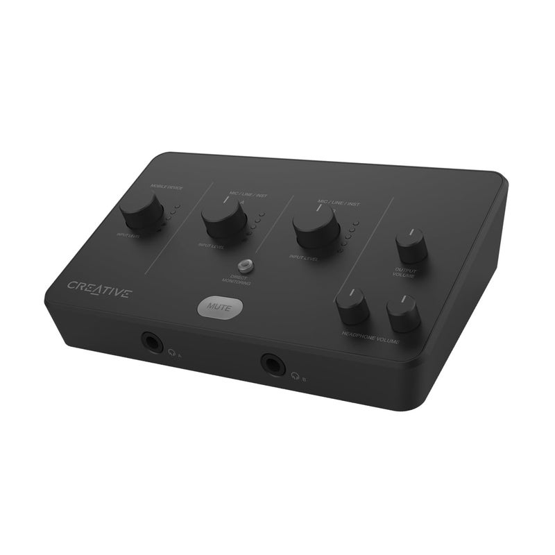 Creative Live Audio A3 USB Audio Interface with HighResolution Recording and Playback up to 24bit 96kHz with ZeroLatency Direct Monitoring - Image 2