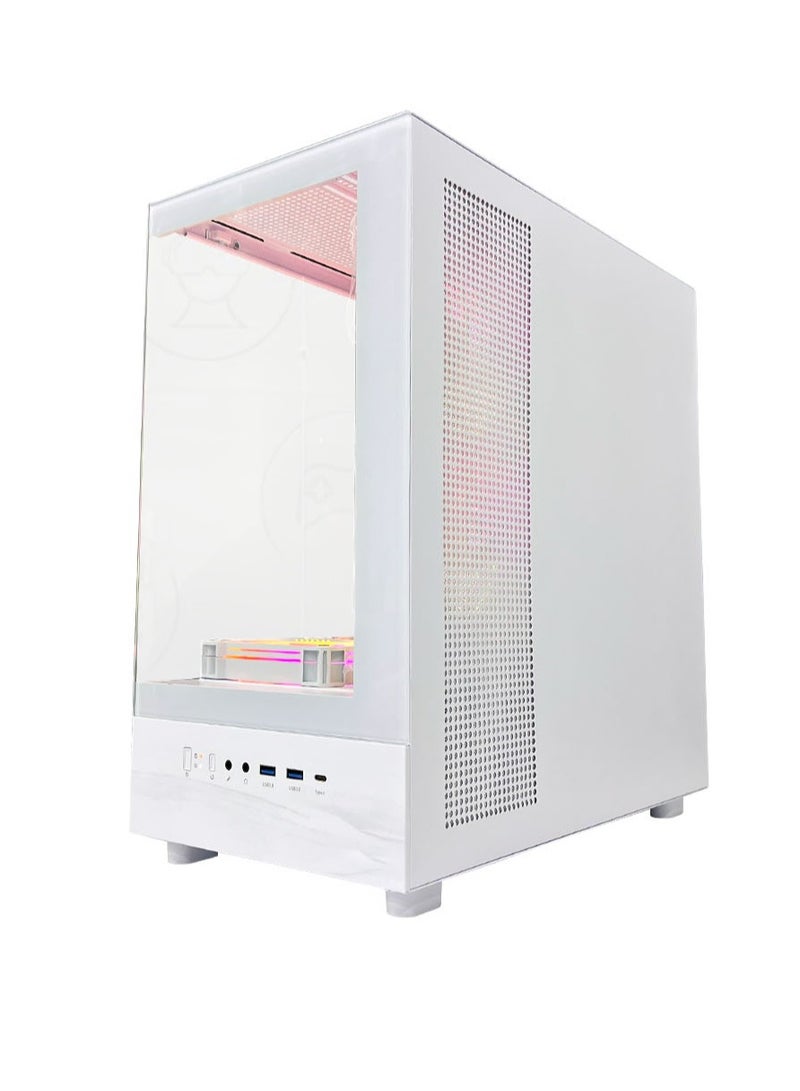 Game Sekret حاسوب الألعاب Infinity Gaming PC من Game Sekret – بمعالج Intel Core i5-12400F، وبطاقة رسوميات GeForce RTX 5060 بسعة 8 جيجابايت، وذاكرة DDR4 بسعة 16 جيجابايت، وتخزين SSD من نوع NVMe بسعة 1 تيرابايت، ومبرّد هوائي، ولوحة أم H610، ومزوّد طاقة 650 واط بمعيار 80+، واتصال WiFi وBluetooth، ونظام تشغيل Windows 11 Pro، مع ضمان لمدة سنة واحدة. - Image 4