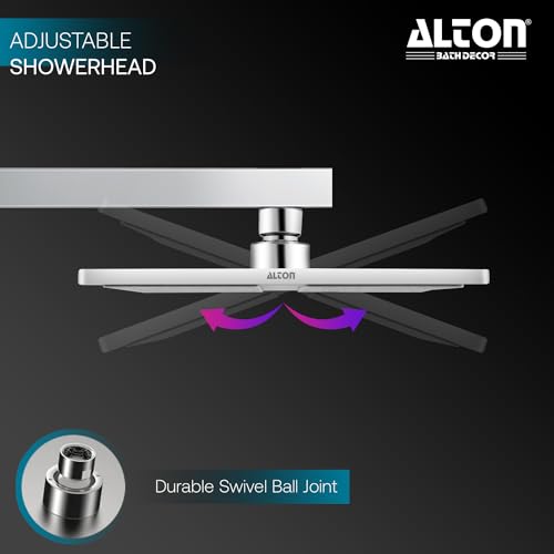 ALTON SHR22165, Stainless Steel, 8x8 INCH Overhead Shower, Without Arm, Silver - Image 2