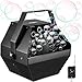 Theefun Bubble Machine Remote Control 750ML Metal Bubble Blower Machine for 60 Min Usage Time Plugin Automatic Bubble Maker for Parties Wedding Birthday Indoor Outdoor with AC Adapter - Image 2
