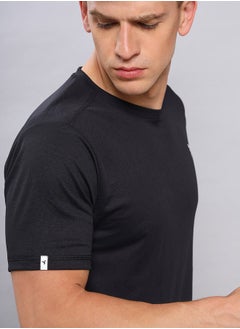 Technosport Logo Detail Regular Fit T-Shirt by Styli  - Image 2