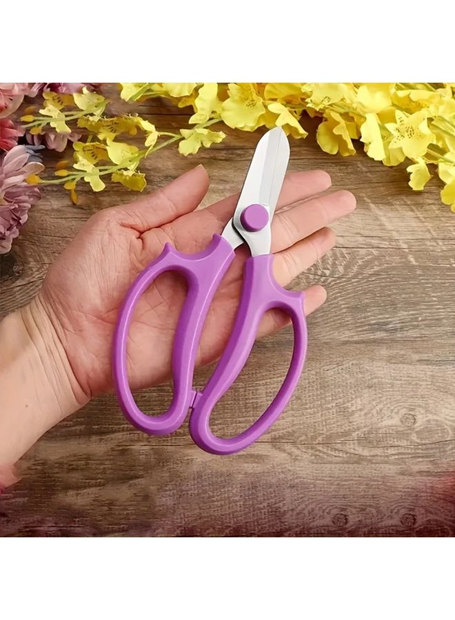 Pink Garden Shears Professional Floral Scissors For Flower Arrangements Garden Trimming Plant Pruning - Image 5