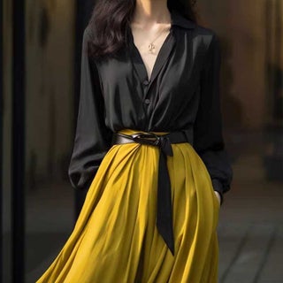 Autumn Elegant Womens Shirt Skirt Set Two-piece set - pzsku/Z7C1C25BDD97CF06F4A36Z/45/1746213823/98896967-d5c7-493c-8f01-3dabe58e26ab