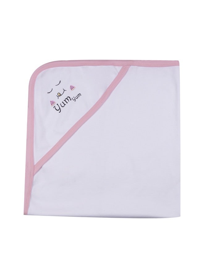 Babies Basic 7 Piece Unisex 100% Cotton Gift Set Include Bib, Pyjama, Mitten, Cap, Romper, Top And Bottom Set - Image 4