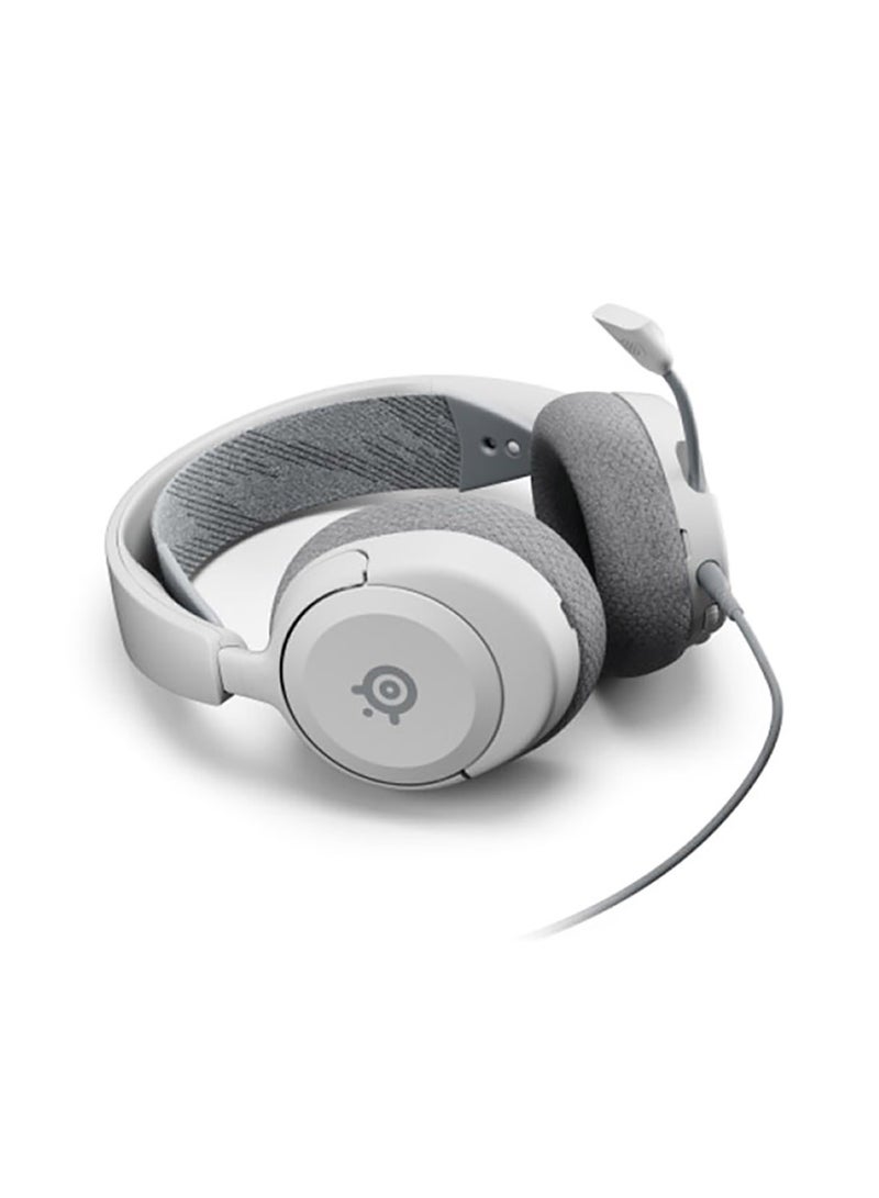 steelseries Arctis Nova 1P Multi-System Gaming Headset, Hi-Fi Drivers, 360° Spatial Audio, AirWeave Memory Foam Ear Cushions, Lightweight, PS5, PS4, PC, Xbox, White | 61612 - Image 3