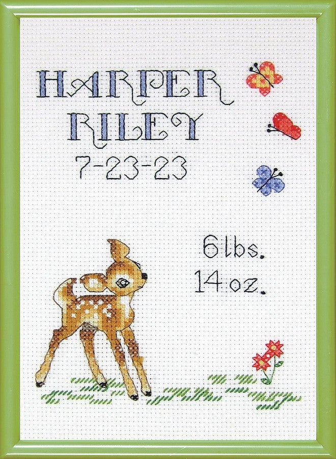 Janlynn Baby Deer Counted Cross Stitch Kit - Image 1