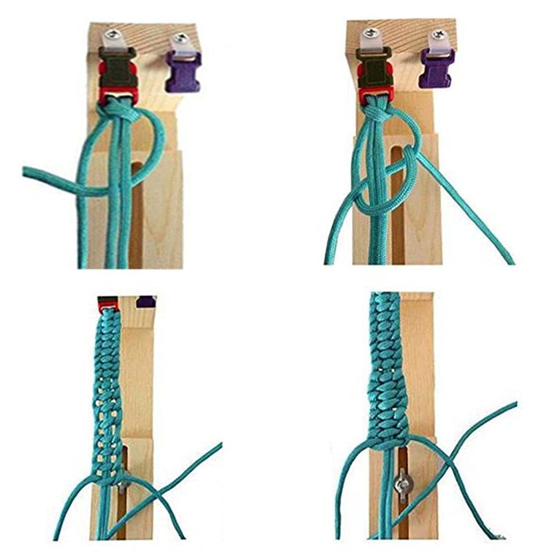 Afantti Paracord Jig Tool Bracelet Maker Kit with Paracord Accessories | 10 Paracords | for Girl Making Bracelets - Image 5