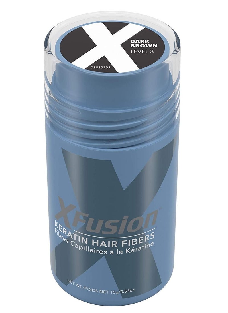 Xfusion X-Fusion Keratin Hair Fibers Dark Brown 15g 