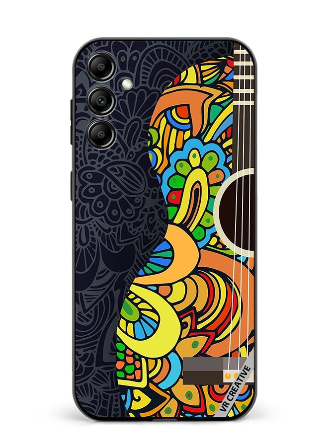 VR CREATIVE Protective Case Cover For Samsung Galaxy A15 5G/A15 Colorful Guitar Design Multicolour - Image 1