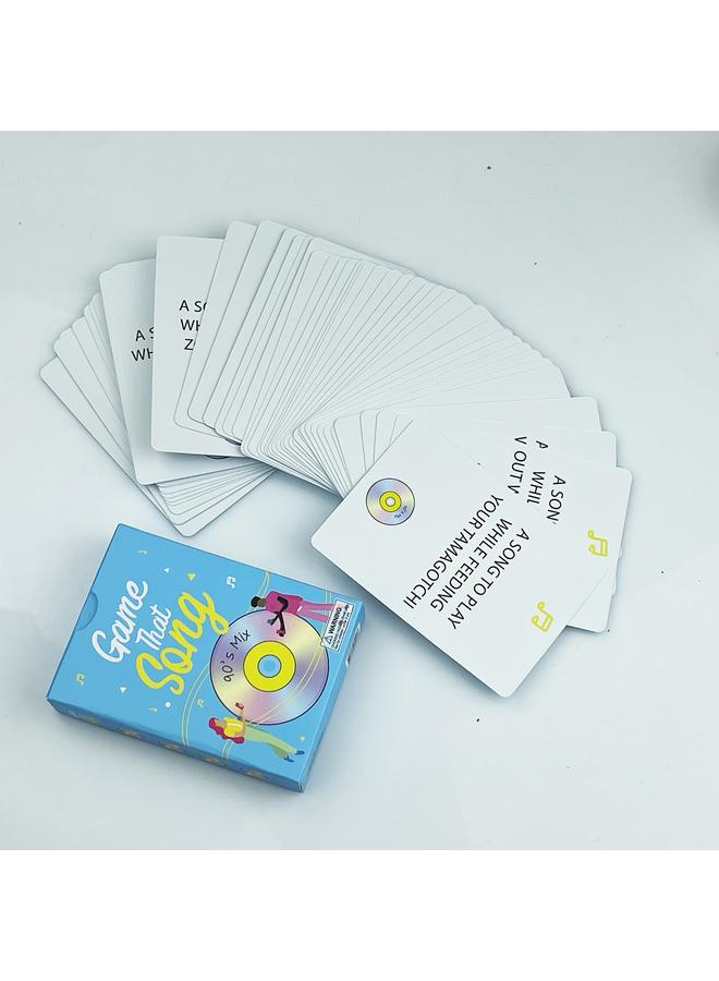 Bluejw Game That Song Full English Music Game Adult Party Card Game Party Board Game - Image 5