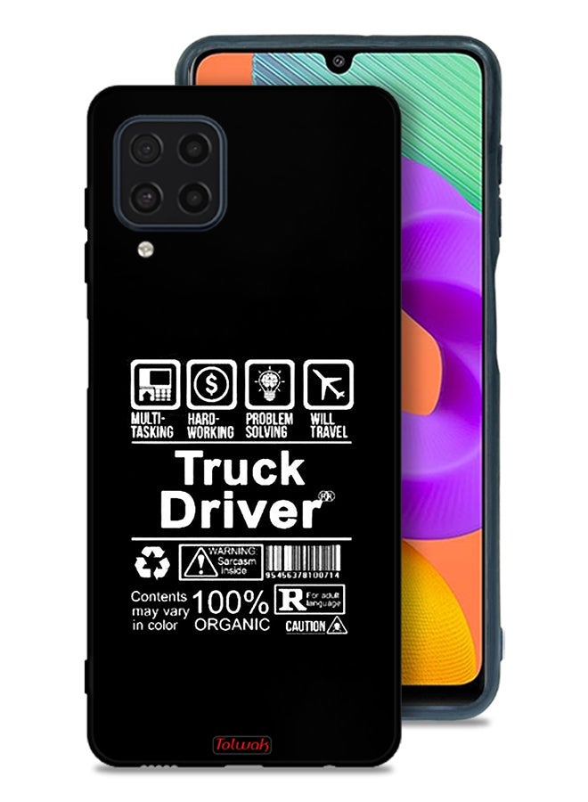 Tolwak Samsung Galaxy M22 Protective Case Cover Truck Driver Sticker - Image 1