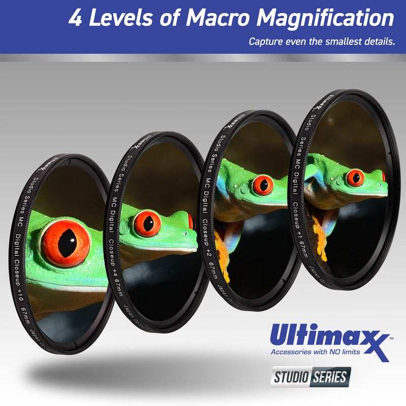 Ultimaxx 55MM Complete Lens Filter Accessory Kit with 55MM 2.2X Telephoto, .43x Wide Angle/Macro Lenses, and More Designed for Nikon D3400 D3500 D5500 D5600 Camera with Nikon AF-P DX 18-55mm Lens - Image 5