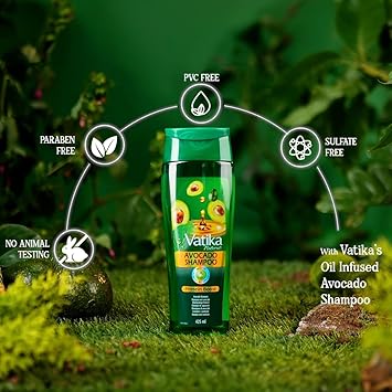 Vatika Naturals Vatika Naturals Avocado Oil Shampoo 425ml Protein Boost with Avocado Natural Oils Specially Formulated For Healthy Hair  - Image 5
