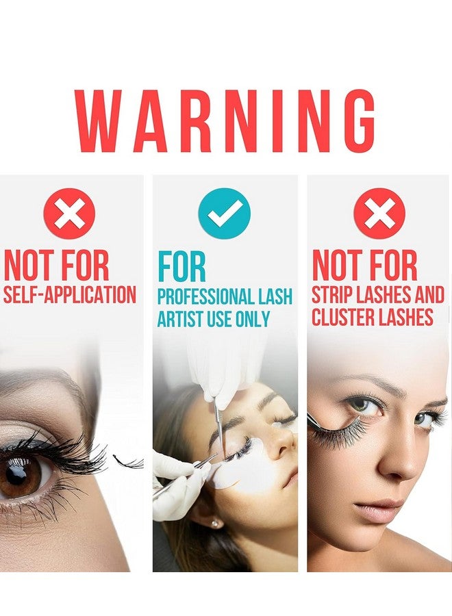 Extra Strong Evolution Advanced Eyelash Extension Glue (0.34Fl.Oz/10Ml)/ 1Sec Dry /6Weeks Retention/Black Adhesive/Professional Supplies