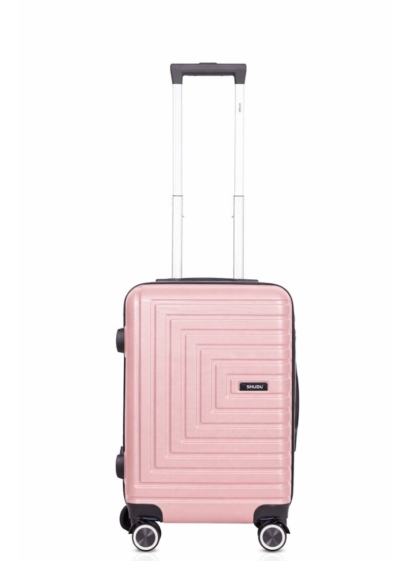 MNUK Pilgrimage Set of 2 Luggage | Cabin-20 Inch, Medium-24 Inch|Hardside Soft Handle Trolley with TSALock |Double 360° 4 Wheeler|Gold - Image 3