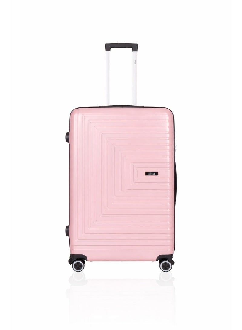 MNUK Pilgrimage Set of 2 Luggage | Cabin-20 Inch, Medium-24 Inch|Hardside Soft Handle Trolley with TSALock |Double 360° 4 Wheeler|Gold - Image 2