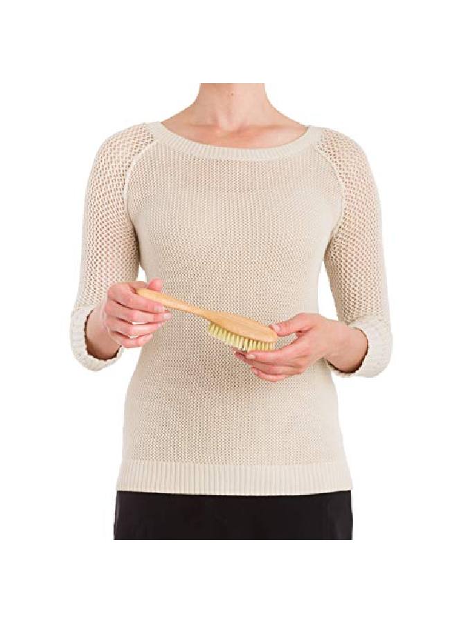 REDECKER Tampico Fiber Hairbrush With Oiled Beechwood Handle 8 Inches - Image 4