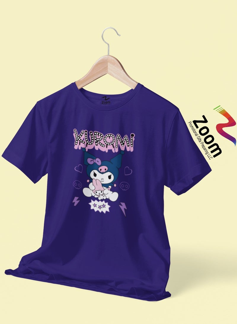 ZOOM Kawaii Kuromi T-Shirt for Girls – Fun Sanrio Character Shirt for Kids 