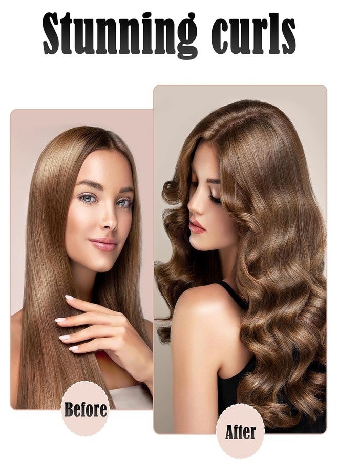 SIMXEN 3PCS Sleep In Heatless Curlers No Heat Curler Roller for Long Medium Hair Overnight Heatless Curls Curling Rod for Big Waves, Soft Thick Flexi Rods with Hook (BLACK, Medium) - Image 3