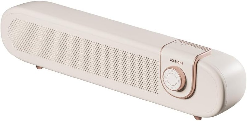 Xech Newly Launched Sound Bar for TV with Subwoofer Mini 20W Wireless Soundbar Speaker Future Retro Design USB C AUX Port Small Size BT Speaker (Retronaut) - Image 1