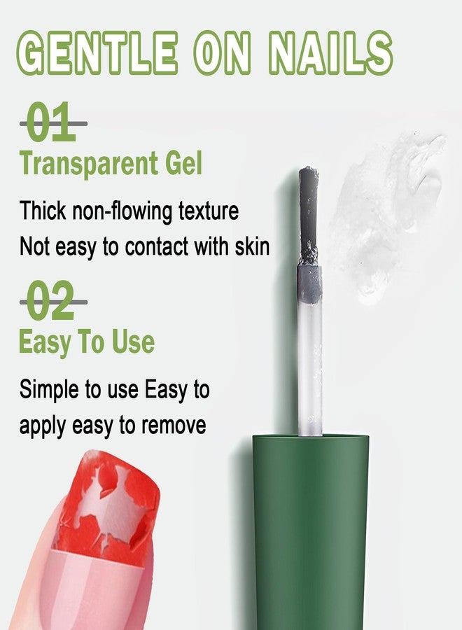 QIUFSSE Magic Remover Gel Polish,3PCS Gel Nail Remover,Professional Gel Remover for Nails,Quickly and Easily Removedor de Esmalte Gel (15ML) - Image 4