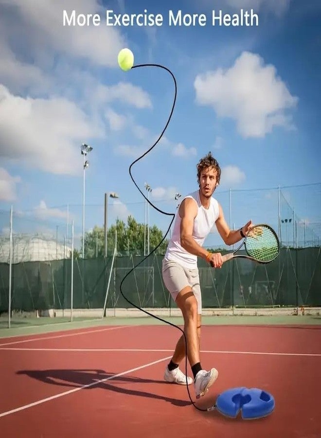 SANTALON Tennis Trainer Rebound Ball,Solo Tennis Training Equipment for Self-Pracitce,Portable Tool,Tennis Rebounder Kit,Including (No Racket Included) (Portable) (Multicolor) - Image 4