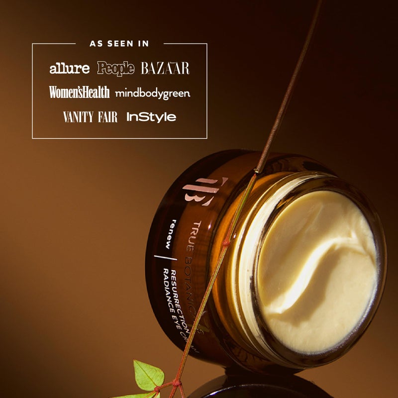True Botanicals Resurrection Radiance Brightening Eye Cream | Reduces Appearance of Dark Circles, Fine Lines, Wrinkles & Puffiness | Dermatologist Tested, All Natural, Vegan| 0.5 oz | 15 ml - Image 3