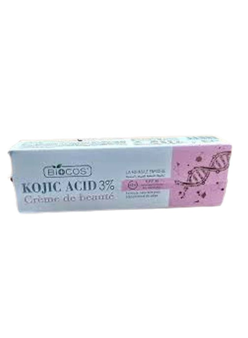 BIOCOS Kojic Acid 3% Whitening Cream - Image 3