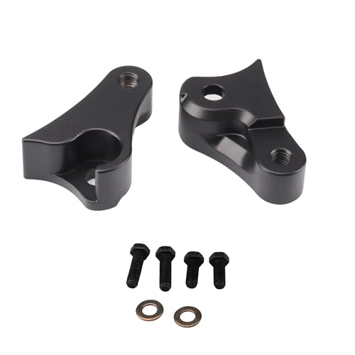AIRCMT 08-23 1" Lowering Link Kit Fits for Harley Davidson Touring Street+Glide Road+Glide Ultra+Limited Special CVO 2017-2021 Shocks(Chrome) - Image 1