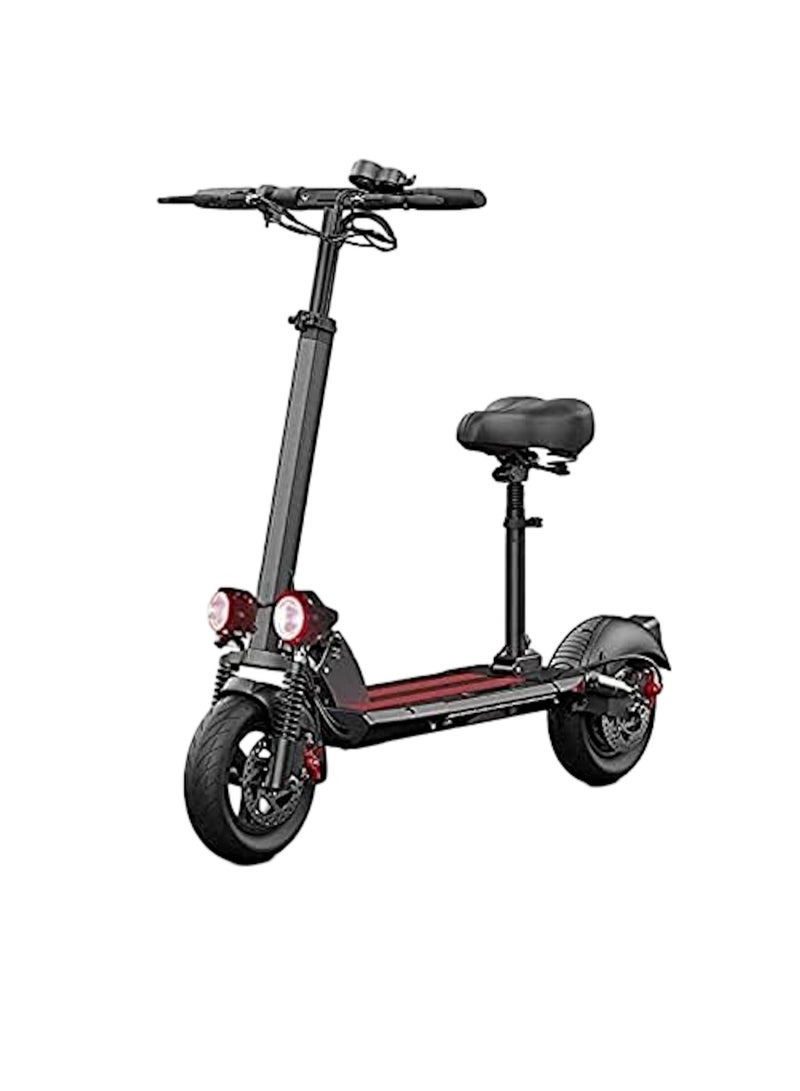 وينر سكاي سكوتر كهربائي قابل للطي E10 مُحسَّن - محرك 1200 واط، بطارية 48 فولت 13 أمبير/ساعة، أمان ضد السرقة، قيادة سلسة للغاية - أحمر - Image 1