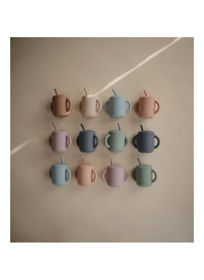 mushie Trainer Sippy Cup Sage