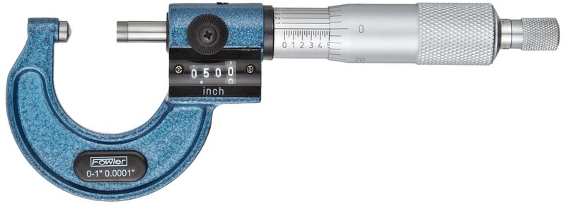 Fowler 52-244-201-1, Digit Counter Ball Anvil Micrometer with 0-1" Measuring Range - Image 1
