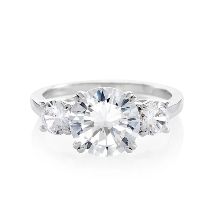 BUCKLEY LONDON THE CARAT COLLECTION - CLEAR TRILOGY RING