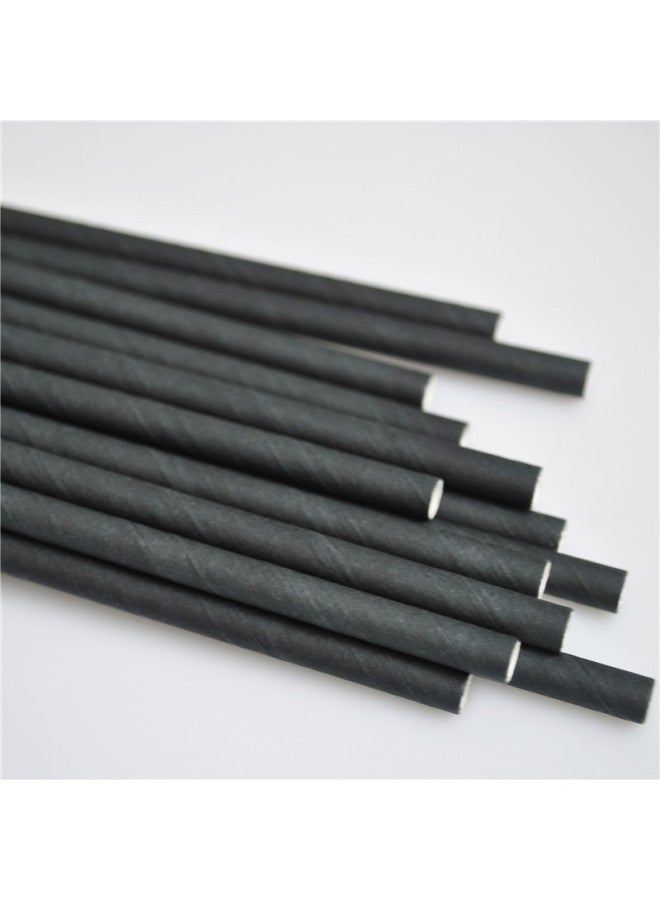 2021 Disposable White Kraft Solid Color Environmentally Friendly Degradable Paper Straw Pearl Straw Customizable LOGO-Color:White-Specifications:10mm*197mm - Image 4