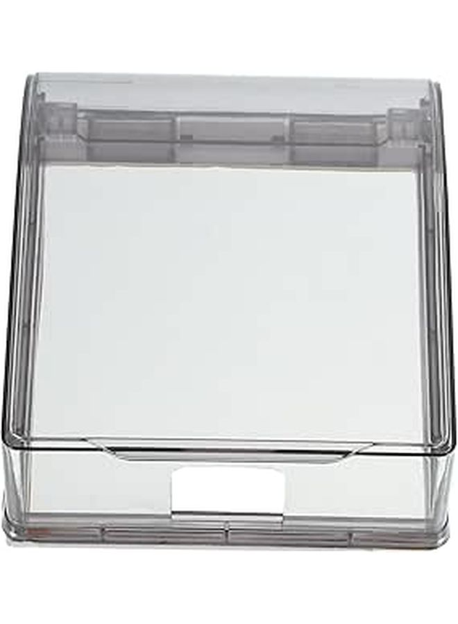 Adhesive Waterproof Socket Box Protective Cover With Flip Lid For Bathroom Outlet 2Pcs - Image 1