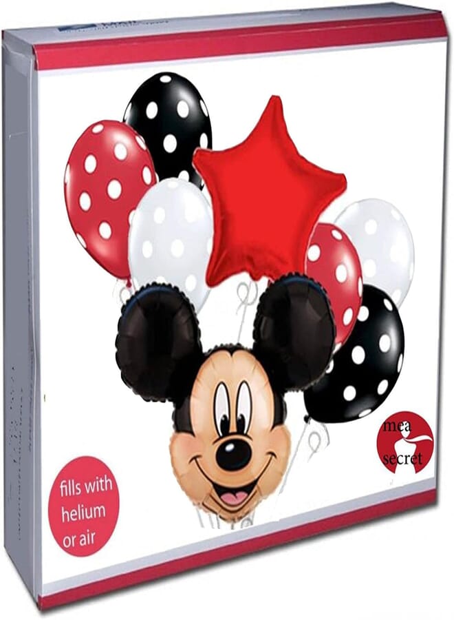 secret mickey mouse balloon set of 17pcs