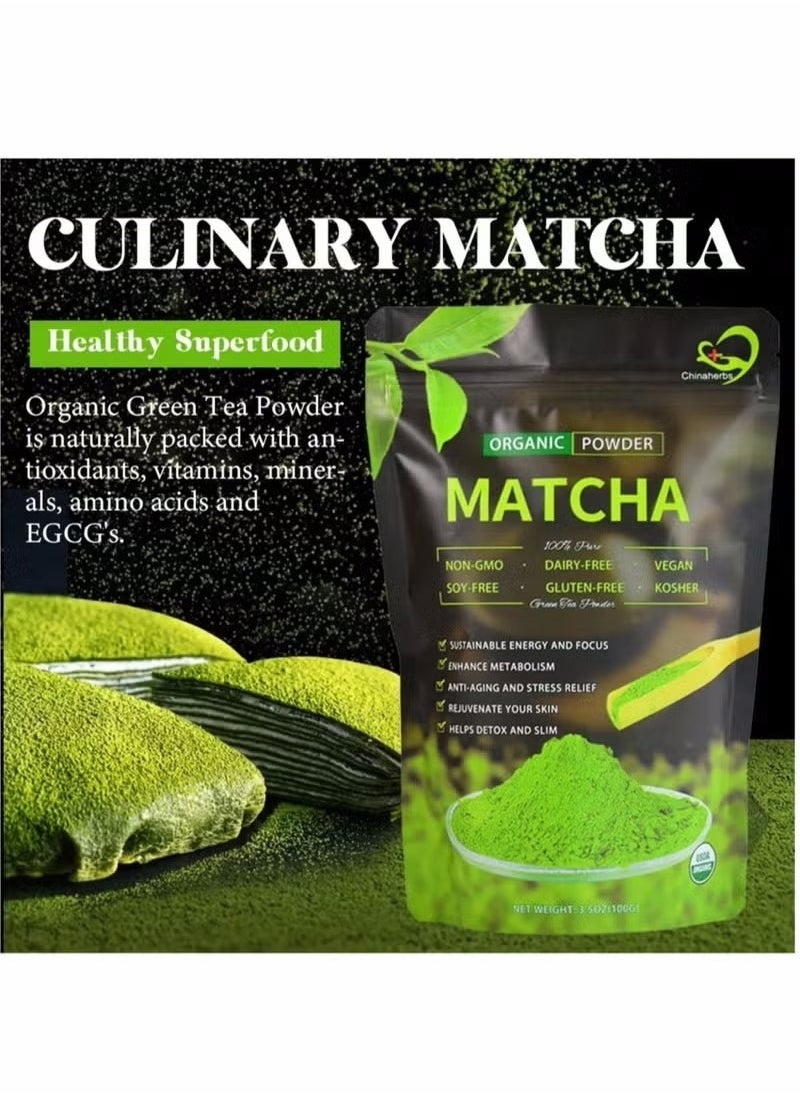 Pure Organic Matcha Green Tea Powder Authentic Japanese Matcha 100G - pzsku/Z7C1E15ADB8411CF00CDAZ/45/_/1737099848/b6ad08dd-2df0-48f9-8b50-b804d07ebf39