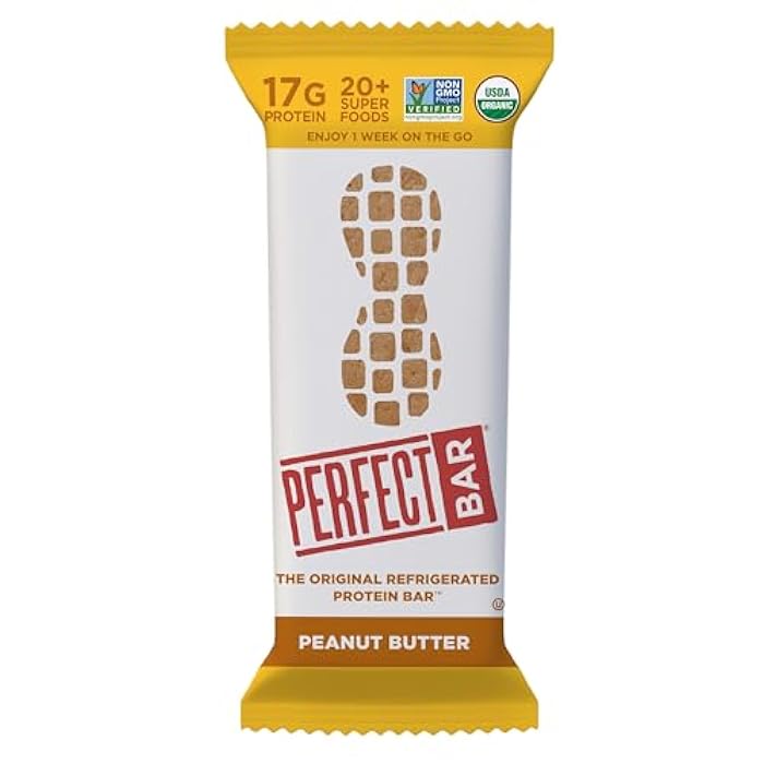 Perfect Bar Gluten-Free Peanut Butter Refrigerated Protein Bar, Organic, 2.5 oz - Image 1