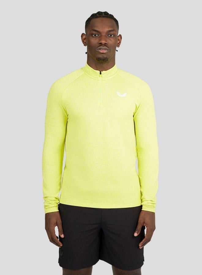 CASTORE Core Essentials Standard 1/4 Zip - Lime - Image 1