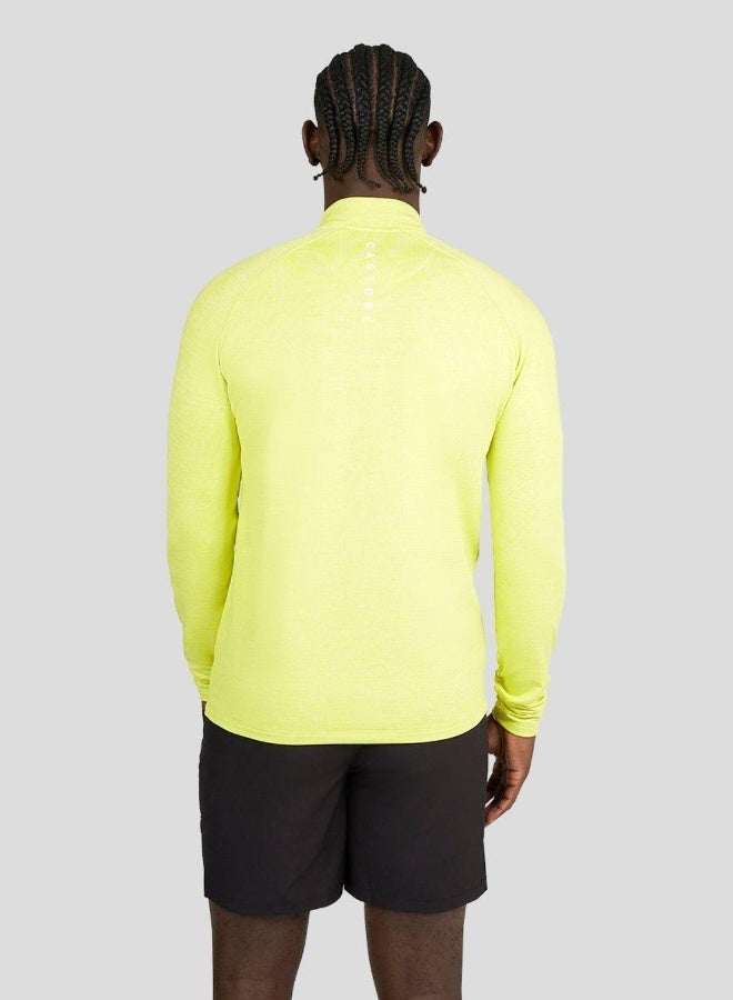 CASTORE Core Essentials Standard 1/4 Zip - Lime - Image 2