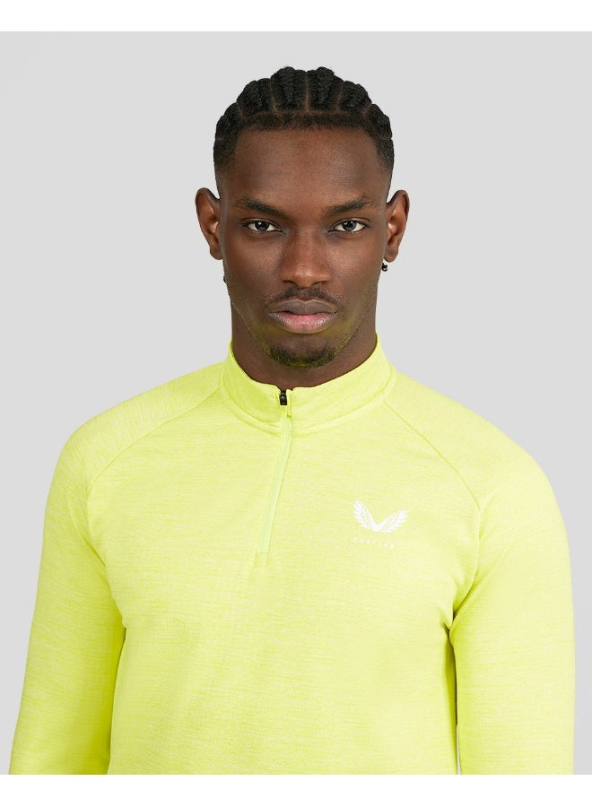 CASTORE Core Essentials Standard 1/4 Zip - Lime - Image 4