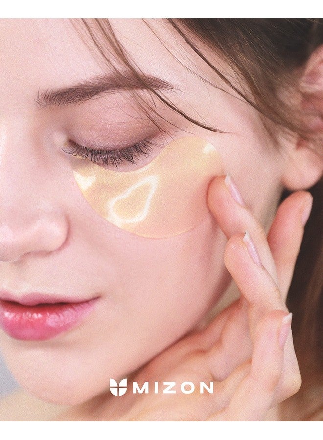 MIZON MIZON SNAIL INTENSIVE GOLD EYE GEL PATCH for Dark Circles, Moisturising Eye Serum Mask, Cooling Hydrogel for Under Eye Bags, Reduces Wrinkle 30 PAIRS (Gold & Snail) - Image 5
