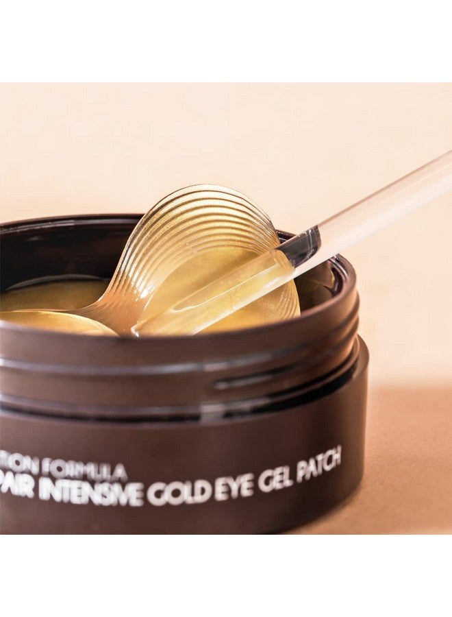 MIZON MIZON SNAIL INTENSIVE GOLD EYE GEL PATCH for Dark Circles, Moisturising Eye Serum Mask, Cooling Hydrogel for Under Eye Bags, Reduces Wrinkle 30 PAIRS (Gold & Snail) - Image 4
