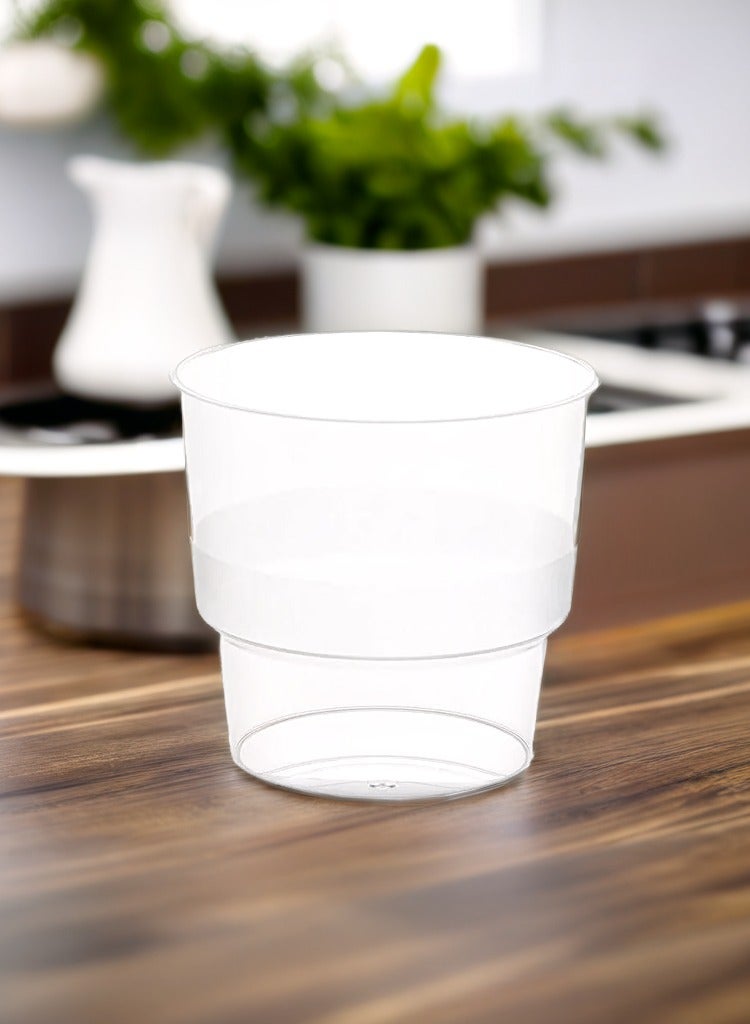 Falconpack Disposable Plastic Nova Cup 8oz Clear (1PackX25Pc) - Image 2