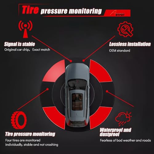 AOTPAT Pre-Programmed GM TPMS Sensor 315Mhz for:-Chevy Tahoe 2007-2020, Impala 2006-2020, Express 2008-2022, Silverado 2007-2016, Suburban Equinox Avalanche, for:-GMC Yukon 2007-2020, 13598771 (4Pcs) - Image 5