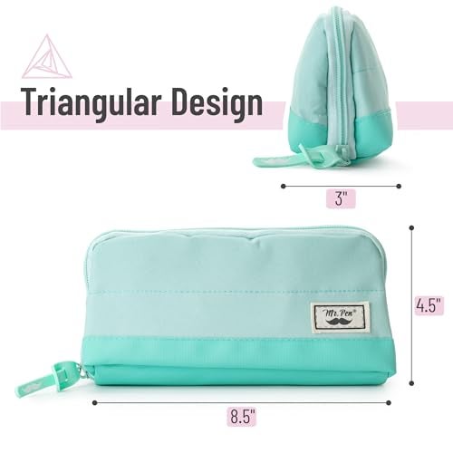 Mr. Pen- Pencil Case, Mint Green, Pencil Pouch, Pencil Bag, Pen Case, Pen Pouch - Image 2