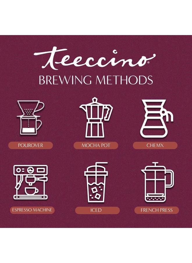 teeccino قهوة الأعشاب المحمصة الخفيفة بنكهة الشوكولاتة والنعناع خالية من الكافيين 11 - Image 3