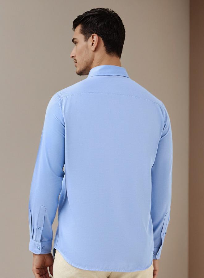 Splash FAV Men Button-Down Collar Solid Long Sleeves Shirt - Image 3