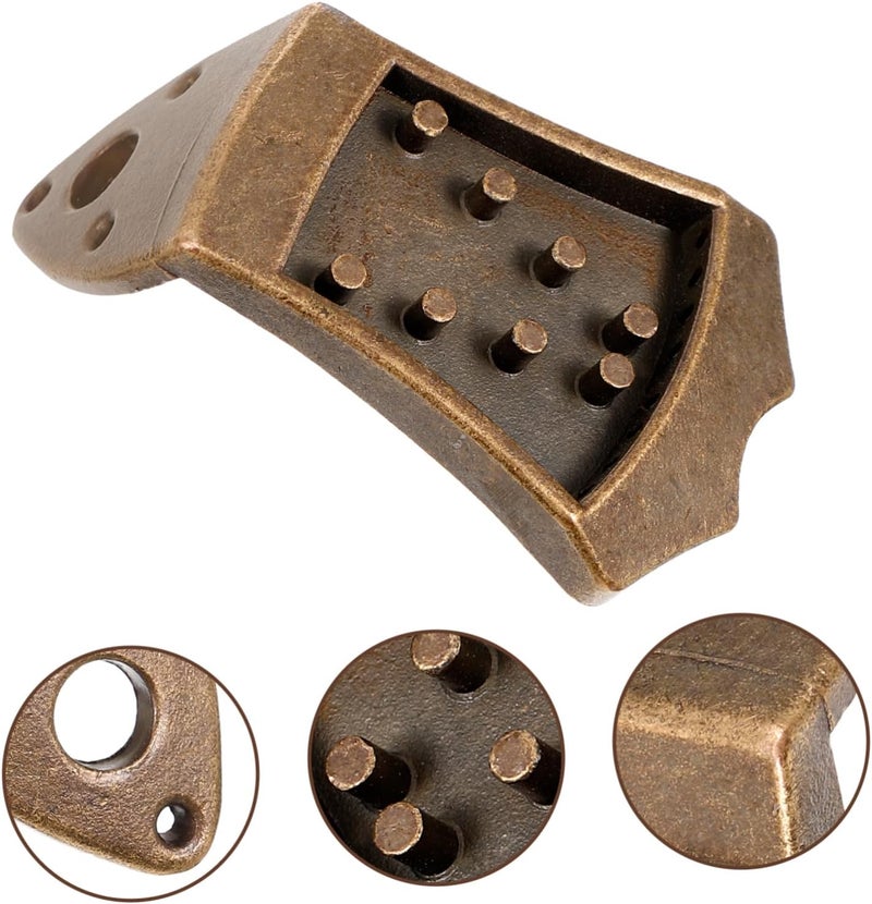 SUPVOX 1set Mandolin String Tailpiece Replacement Stylish Mandolin Accessory for Enhanced Sound Quality and Precision Tuning for Enthusiasts Antique - Image 4