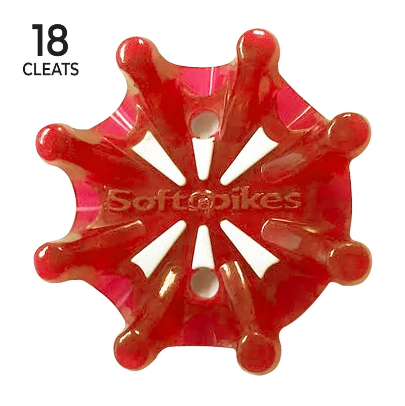 SOFTSPIKES Golf Spikes Fast Twist 3.0 Softspikes Pulsar Golf Cleats, Red, Clamshell US - Image 2